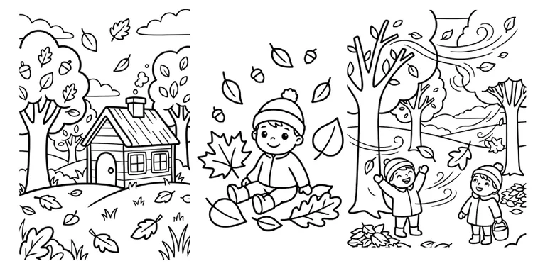 Desenhos Outono - educação infantil (página 1)